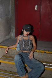 【人氣鉚釘彎刀牛仔褲】Viral Rivet Barrel Jeans