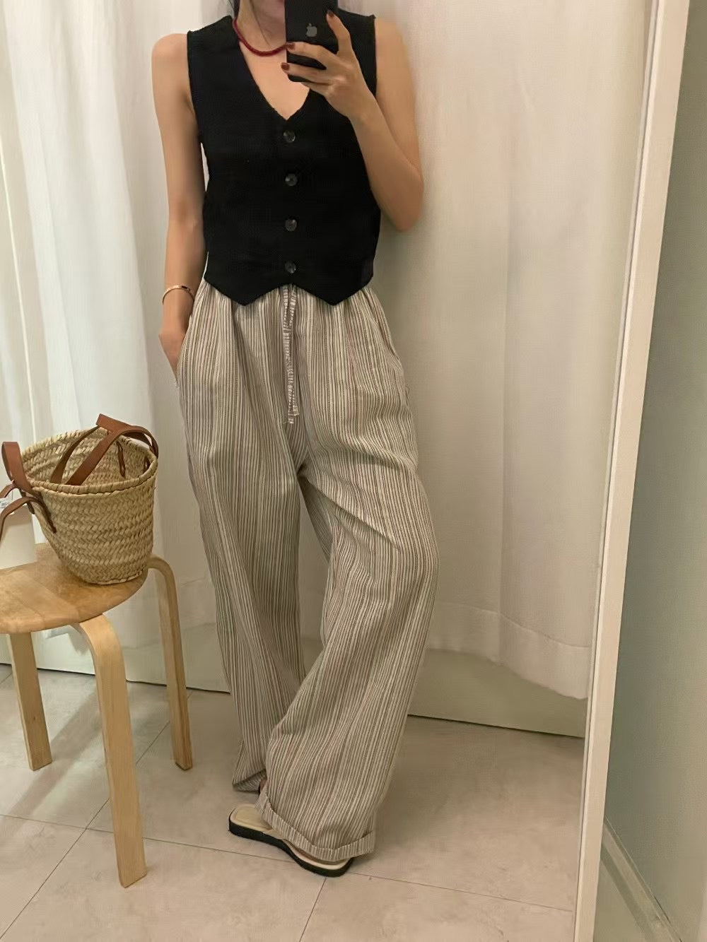 【Old Money知性感背心】Old Money Button Front Vest