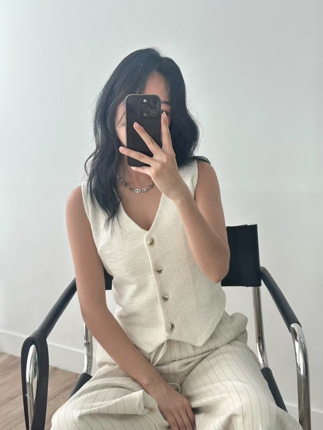 【Old Money知性感背心】Old Money Button Front Vest