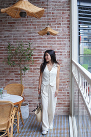 【顯腳長！知性直腳細條紋長褲】Striped Cozy Pants