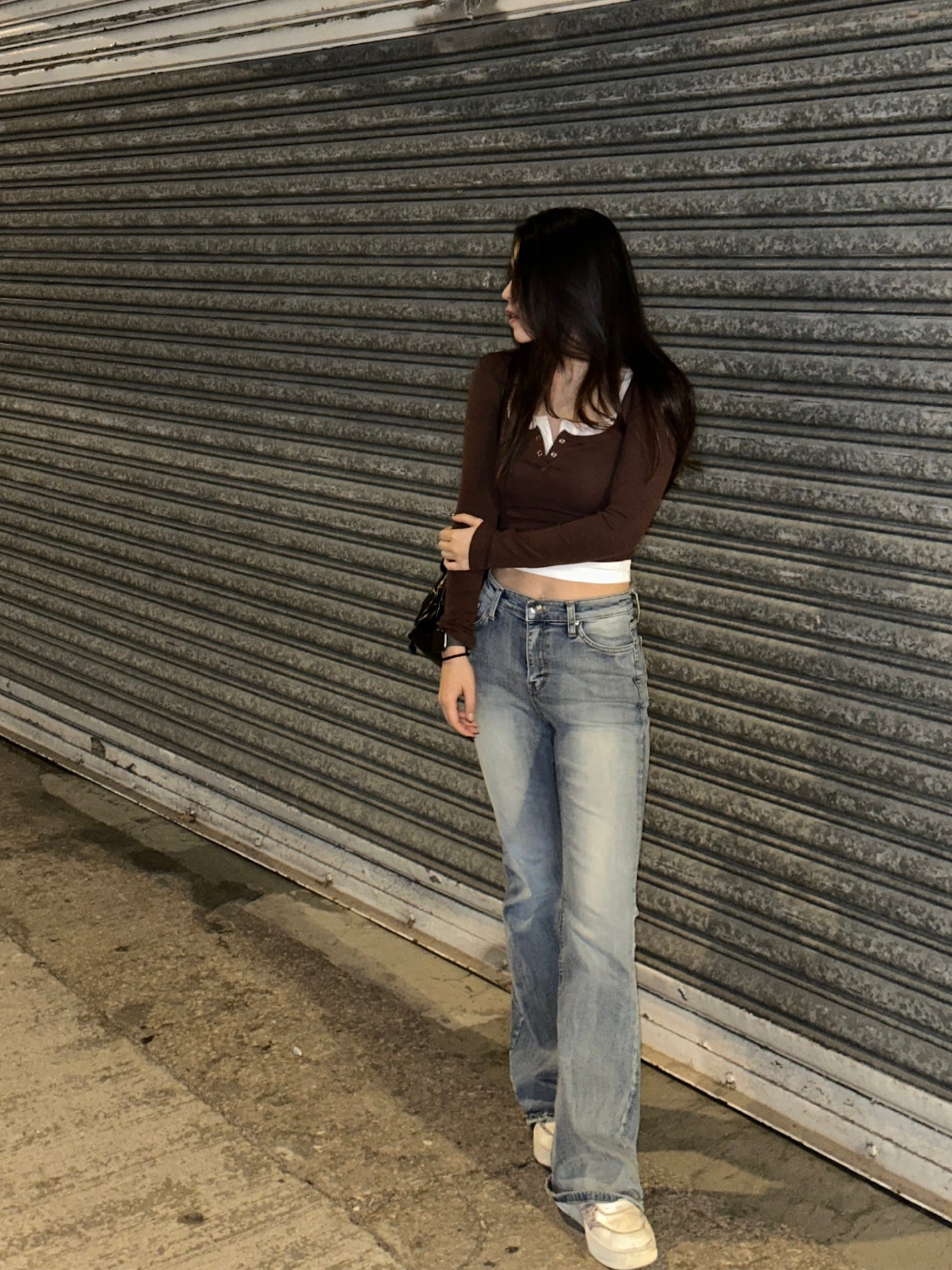 【完美淺藍色喇叭褲🩵】 Vintage Washed Flare Jeans