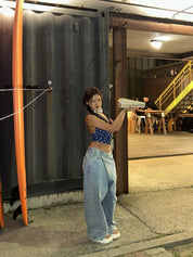 【波點Fans Assemble!!!】Dotty V Neck Crop Top