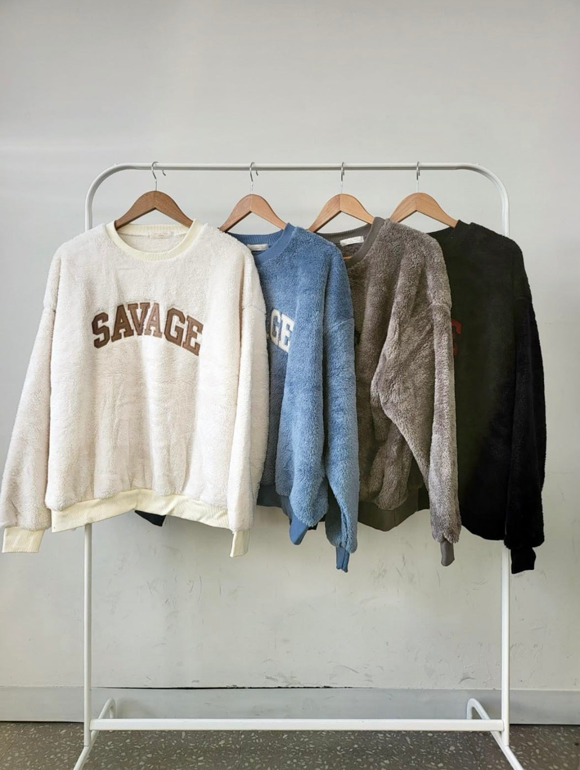 【情侶裝ok!!】Savage Fluffy Hoodies