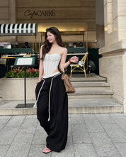 CABY lace wide leg pants
