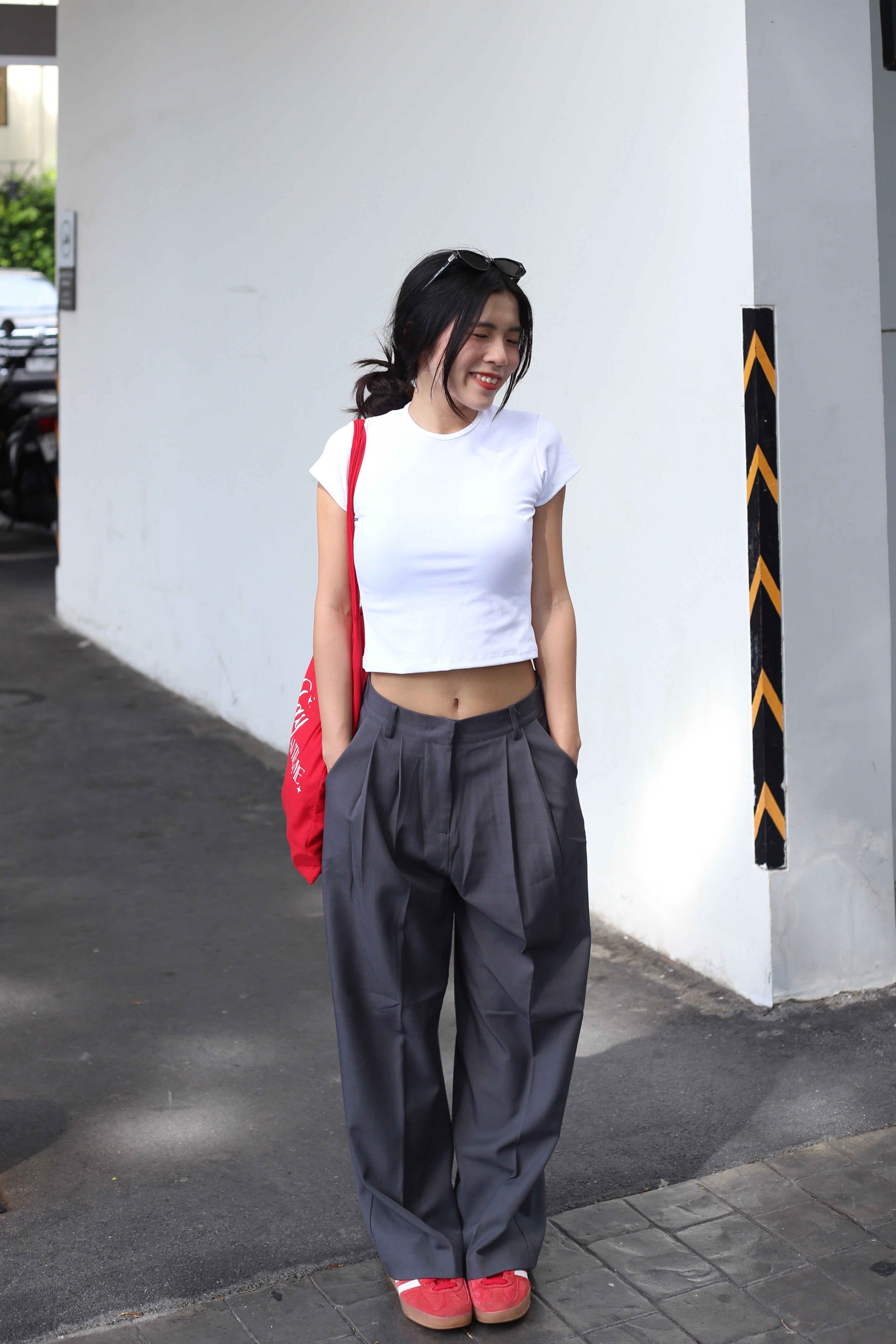 【歐美休閑感西褲🩶】Everyday Grey Suit Pants