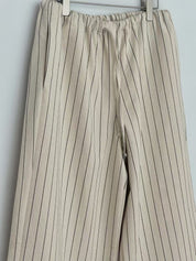 【顯腳長！知性直腳細條紋長褲】Striped Cozy Pants