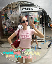 【🇻🇳越南連線】I AM TOO PRETTY Crop Top