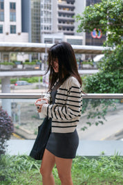 【Old Money氛圍感】Old Money Vibe Striped Cardigan