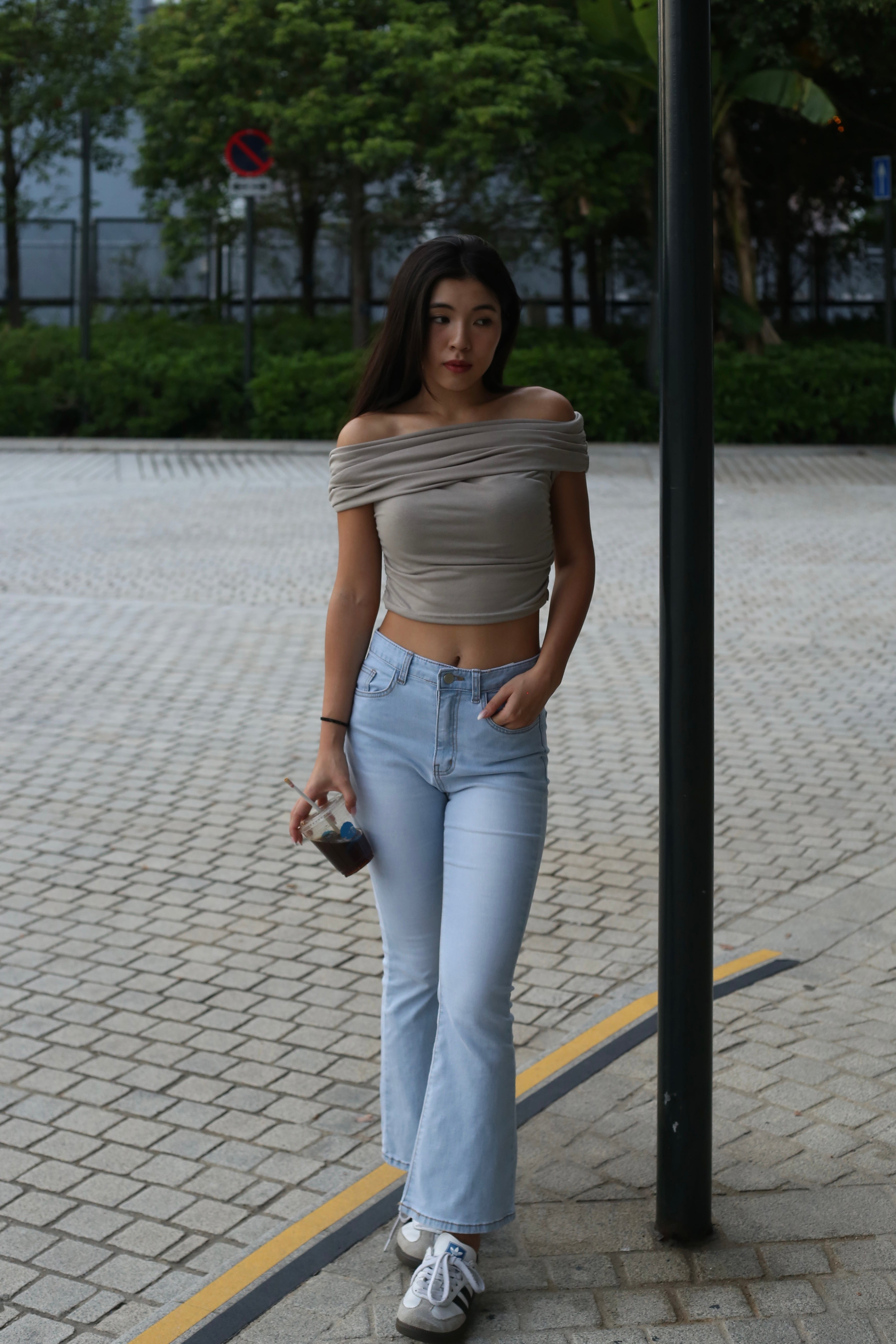 【小個子喇叭褲】Petit Light Blue Flare Jeans