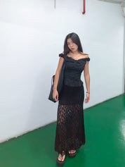 【法式復古!!氣質Lace魚尾裙】Lace Mermaid Maxi Dress