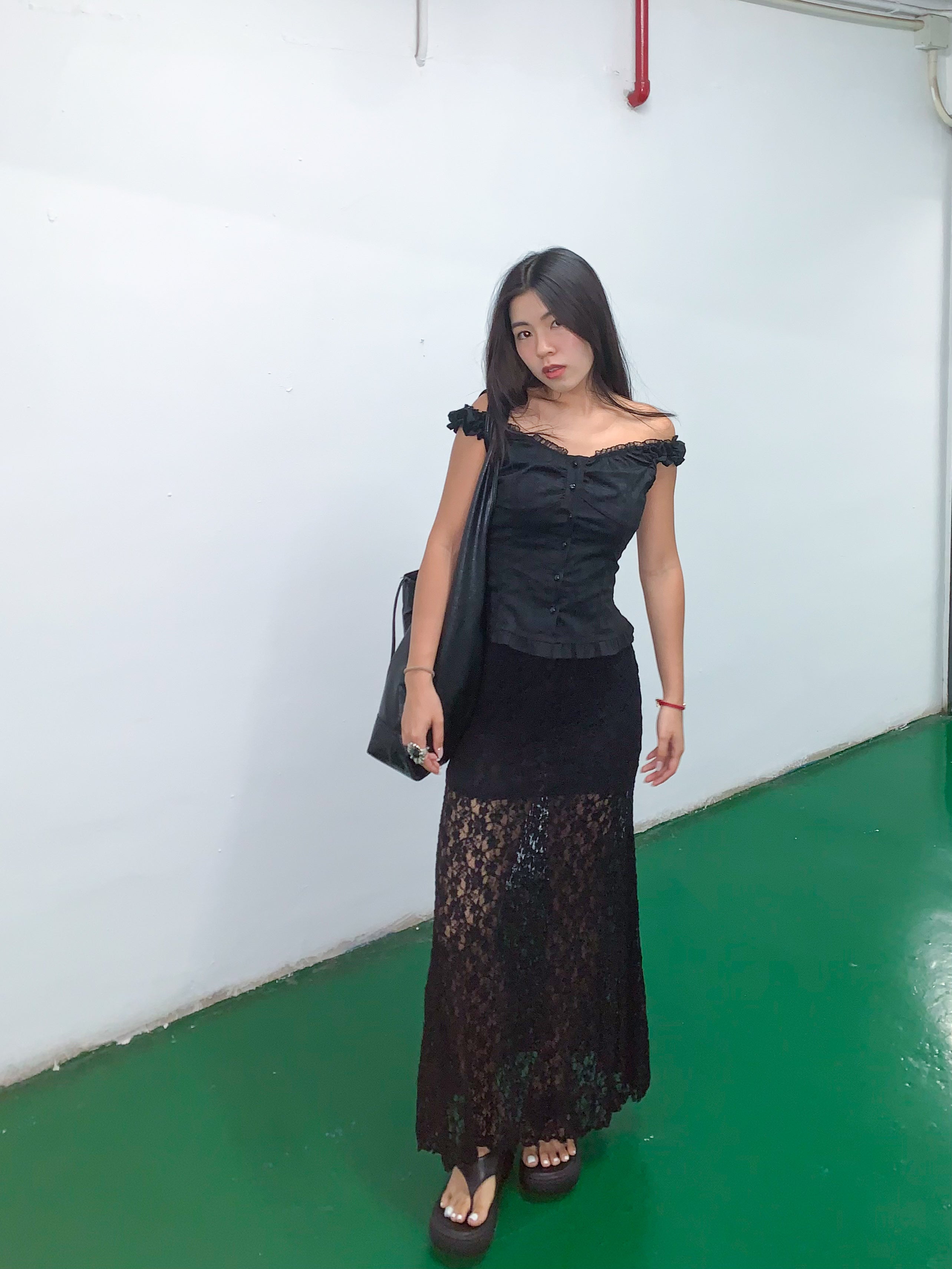 【法式復古!!氣質Lace魚尾裙】Lace Mermaid Maxi Dress