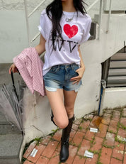 【春夏必備！】I Love Wave T Shirt