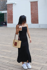 【✔️PAD｜魚尾裙設計】Basic Solid Padded Tube Mermaid Dress