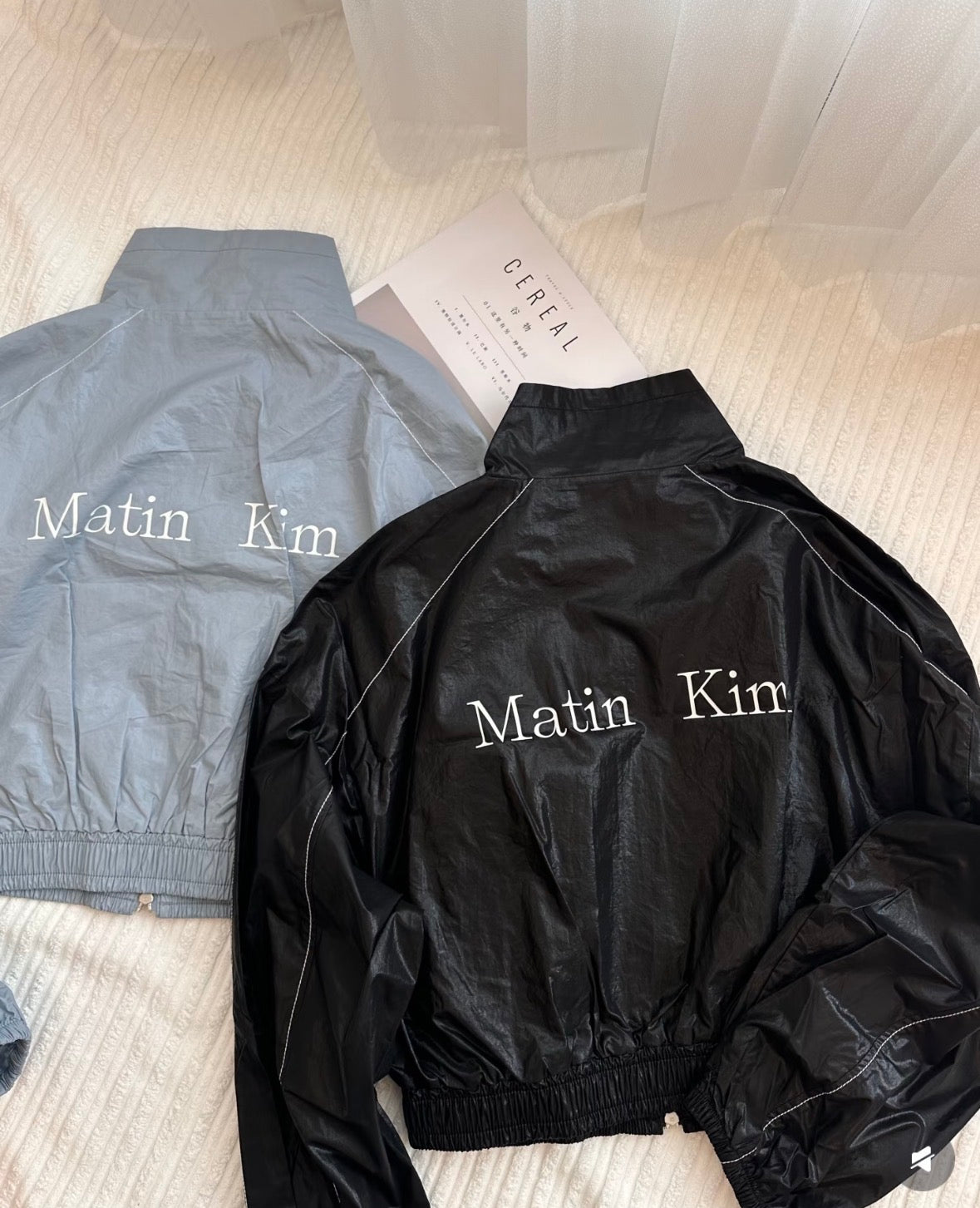 【🇰🇷韓國連線】MATIN KIM MATIN COATING CROP BLOUSON