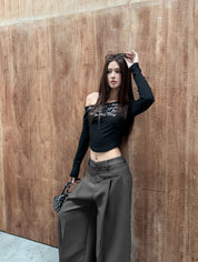 EMERALD wide leg pants