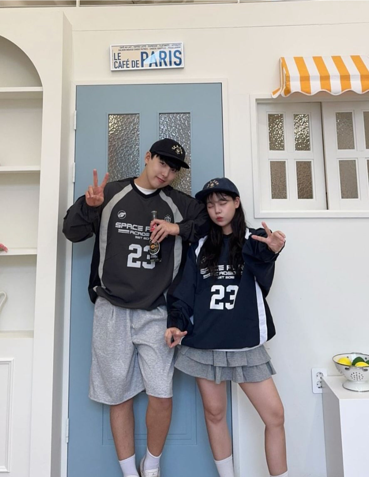 【情侶衫ok！｜4色入】Space Force Nylon Sweater