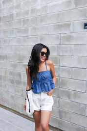【經典百搭小白褲】Everyday White Denim Shorts