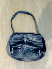 #T201 - Remade Denim Shoulder bag