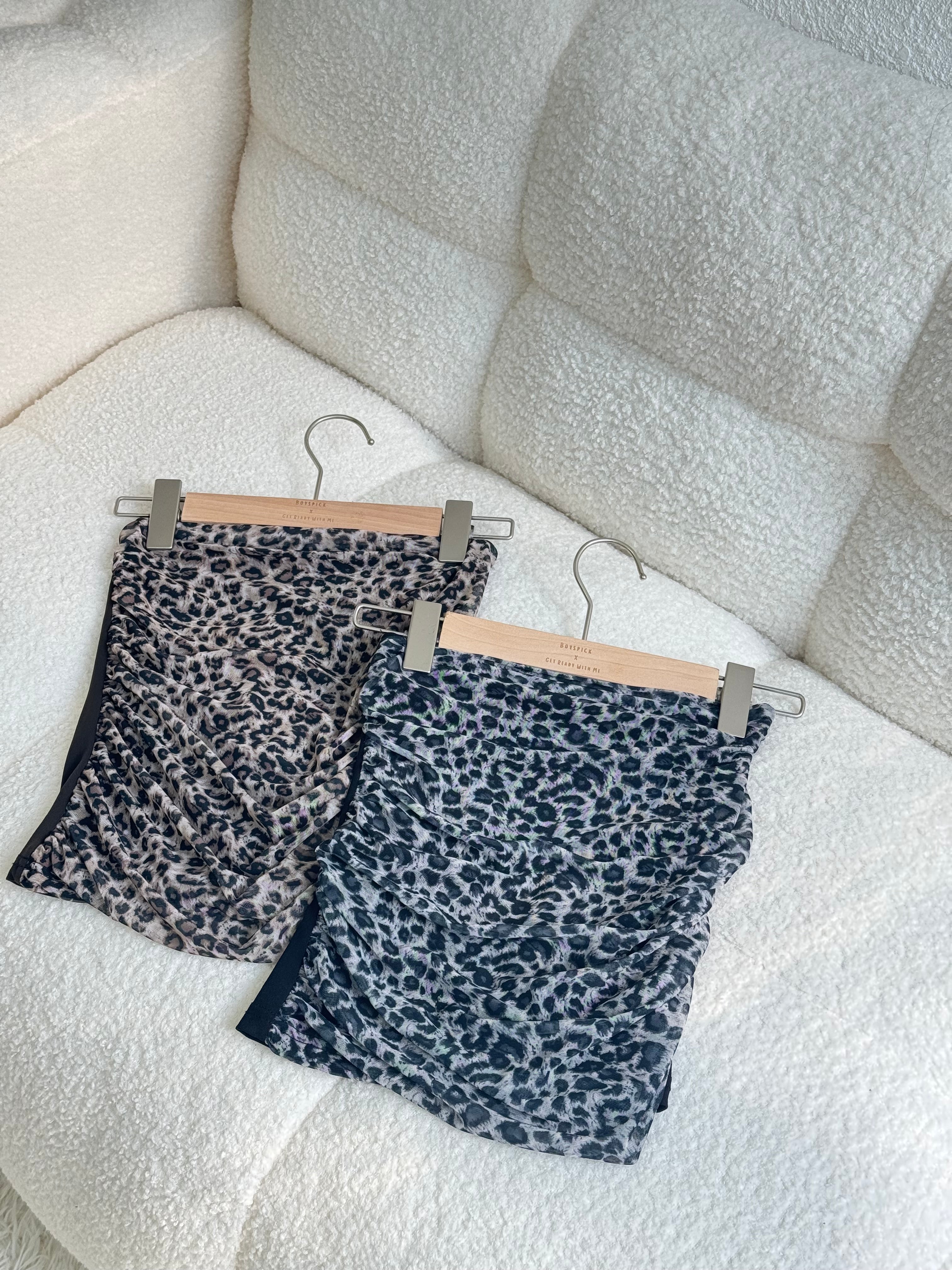 【回頭率100%! 豹纹辣妹套装】Leopard Tube Top with Scarf Set
