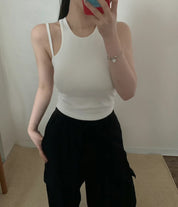 【✔️PAD｜雙肩帶設計】Double Strap Padded Tank Top