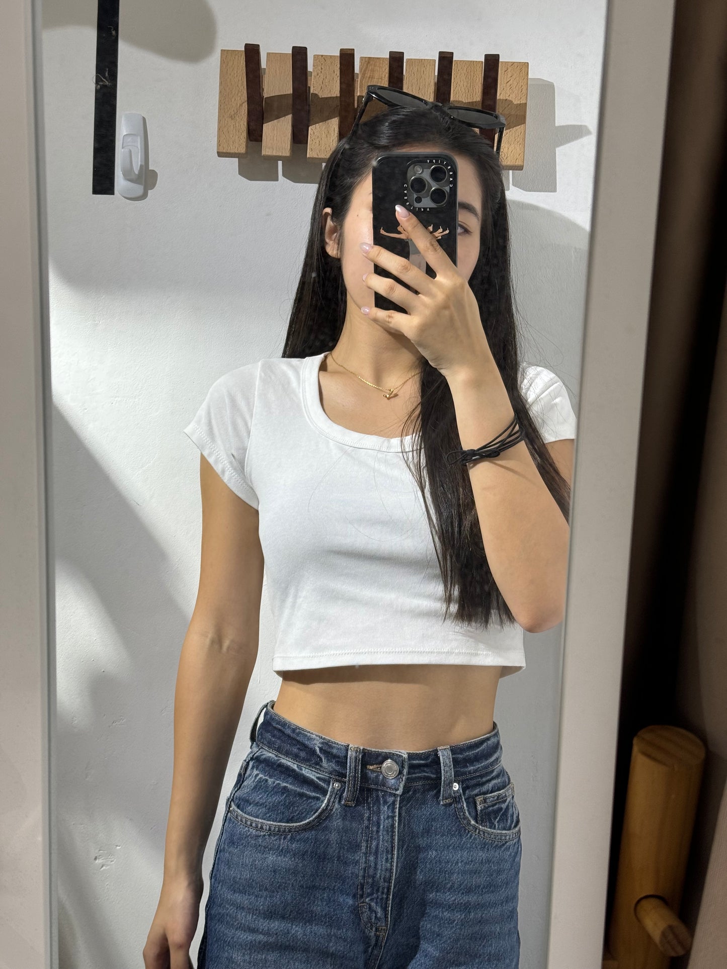 #T198 【完美Crop Top💫】Basic Round Neck Crop Top