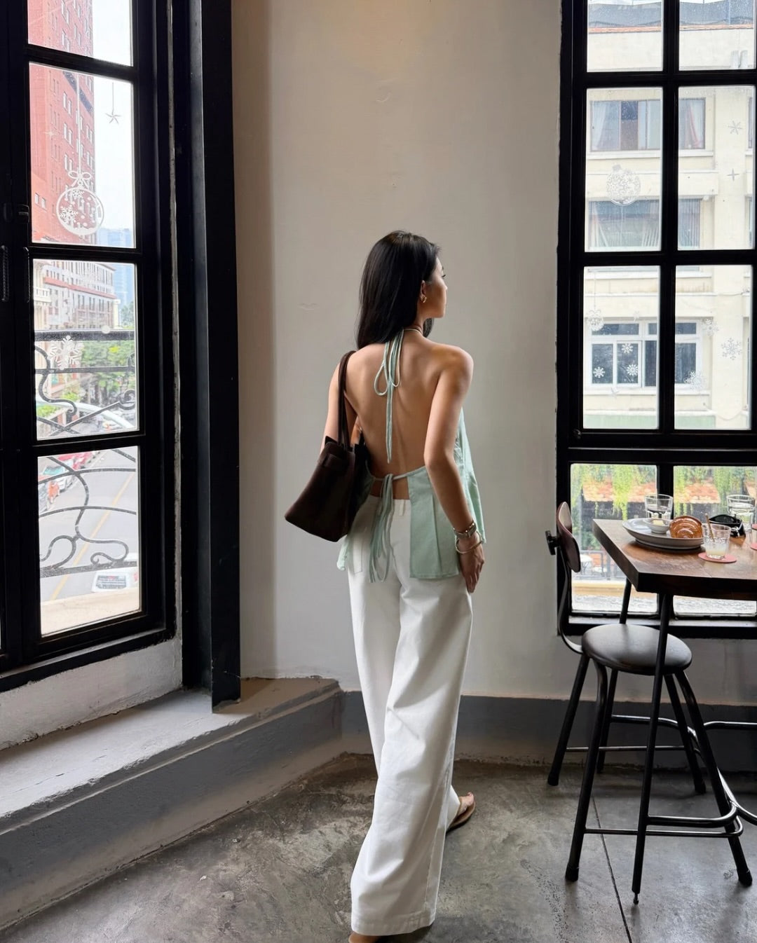 Evy Linen Halter Top