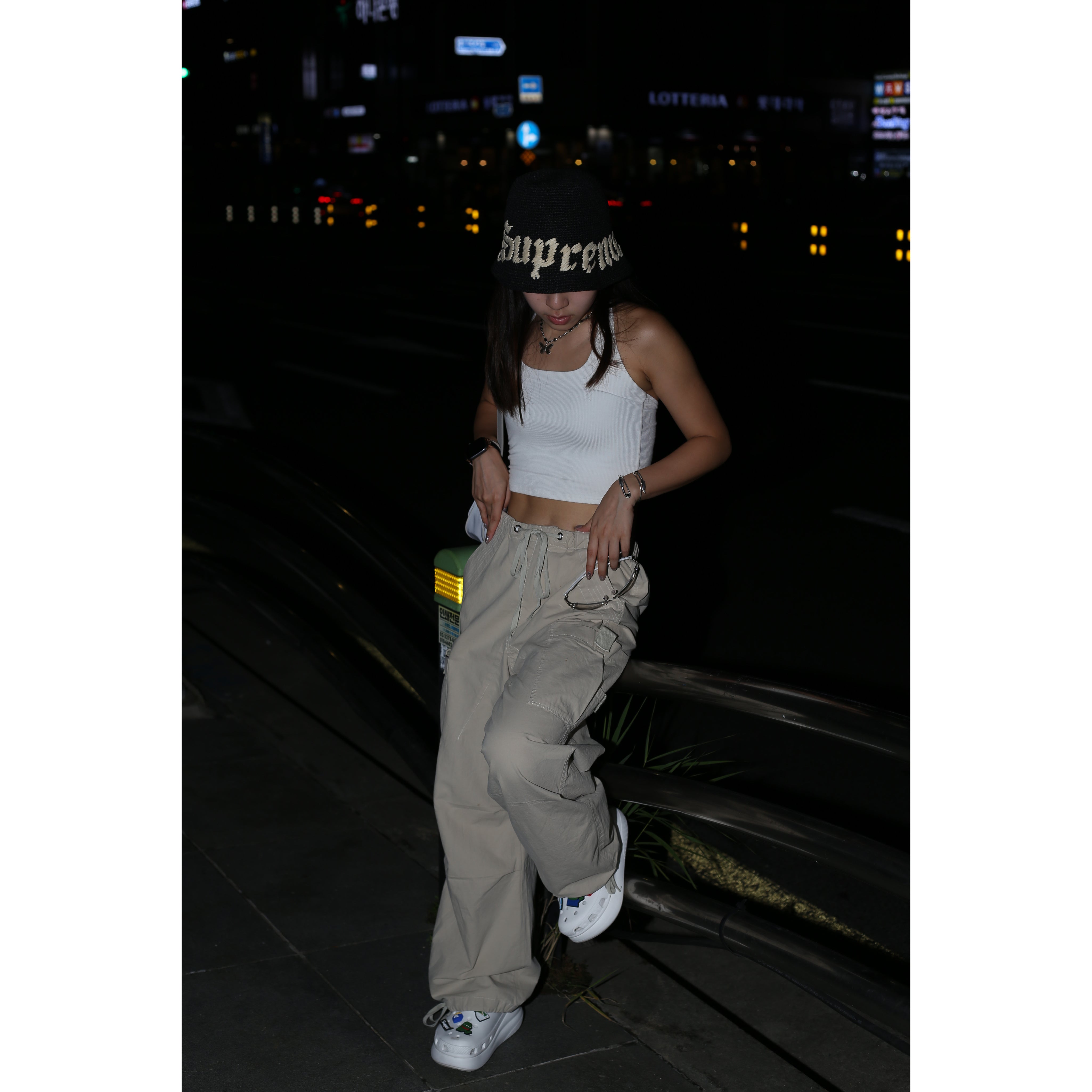 Kaylane High Waist Cargo Pants