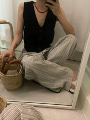 【Old Money知性感背心】Old Money Button Front Vest
