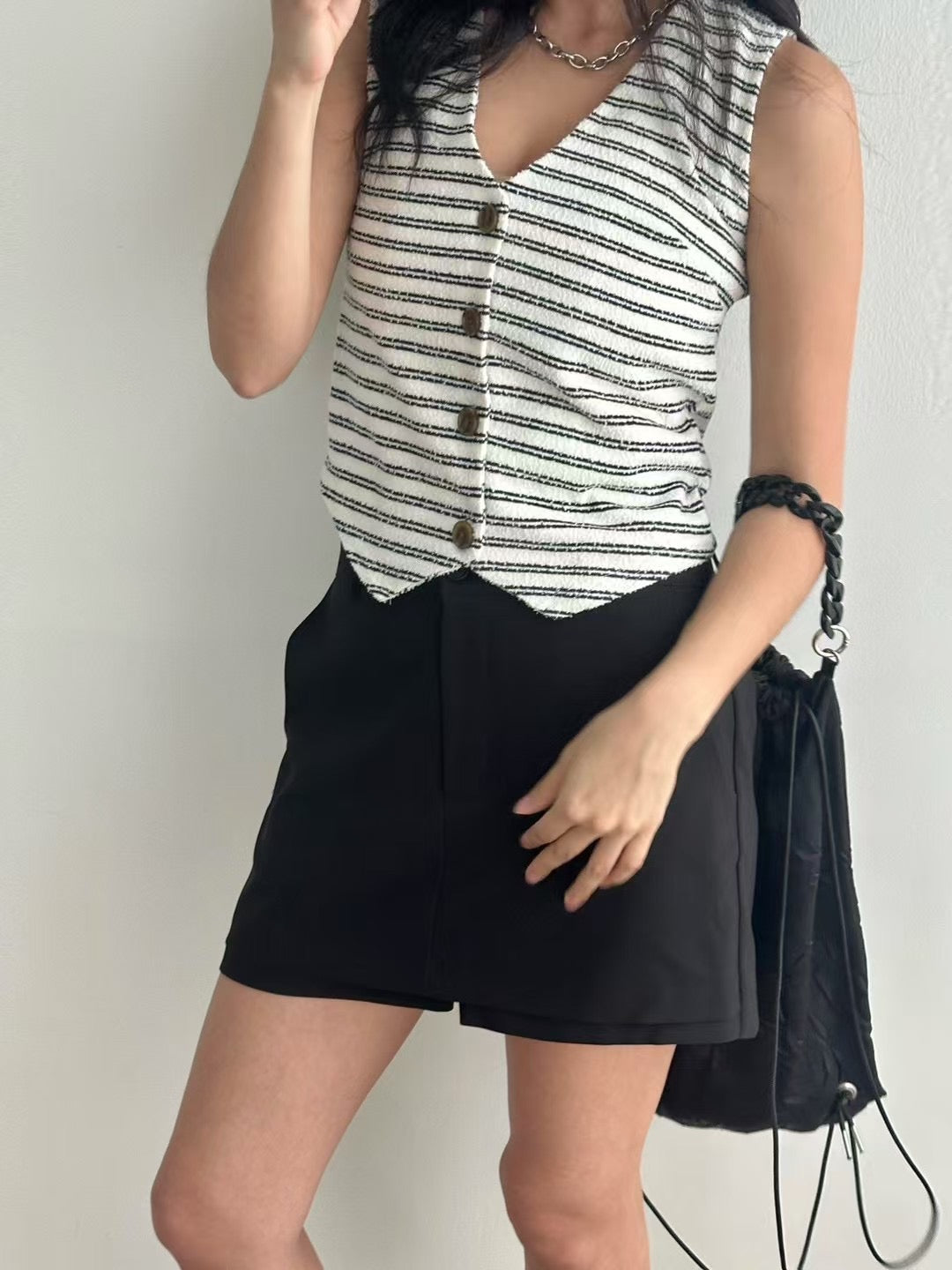 【Old Money知性感背心】Old Money Button Front Vest