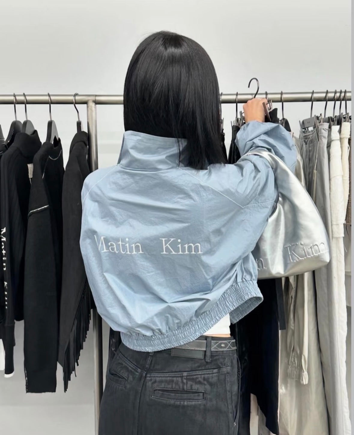 【🇰🇷韓國連線】MATIN KIM MATIN COATING CROP BLOUSON
