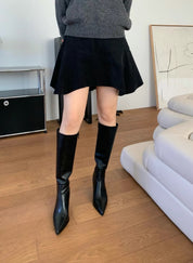 【秋冬必備基礎款長Boots】Benji Solid Knee High Boots