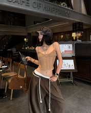 CABY lace wide leg pants