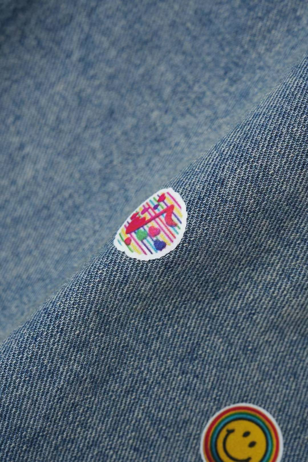 【大熱彎刀褲❤️‍🔥】Patches Barrel Jeans