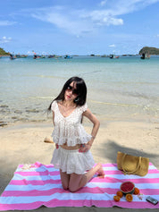 Cloudy Sheer Polka Dot Blouse