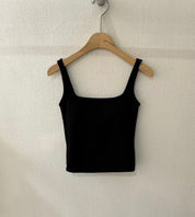 【✔️PAD｜打底必備】Basic Solid U Neck Padded Bra Top