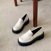 【小個子友好～增高5cm！】Basic Solid Plain Loafers