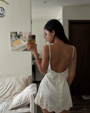 Satin Silk Lace Nightgown