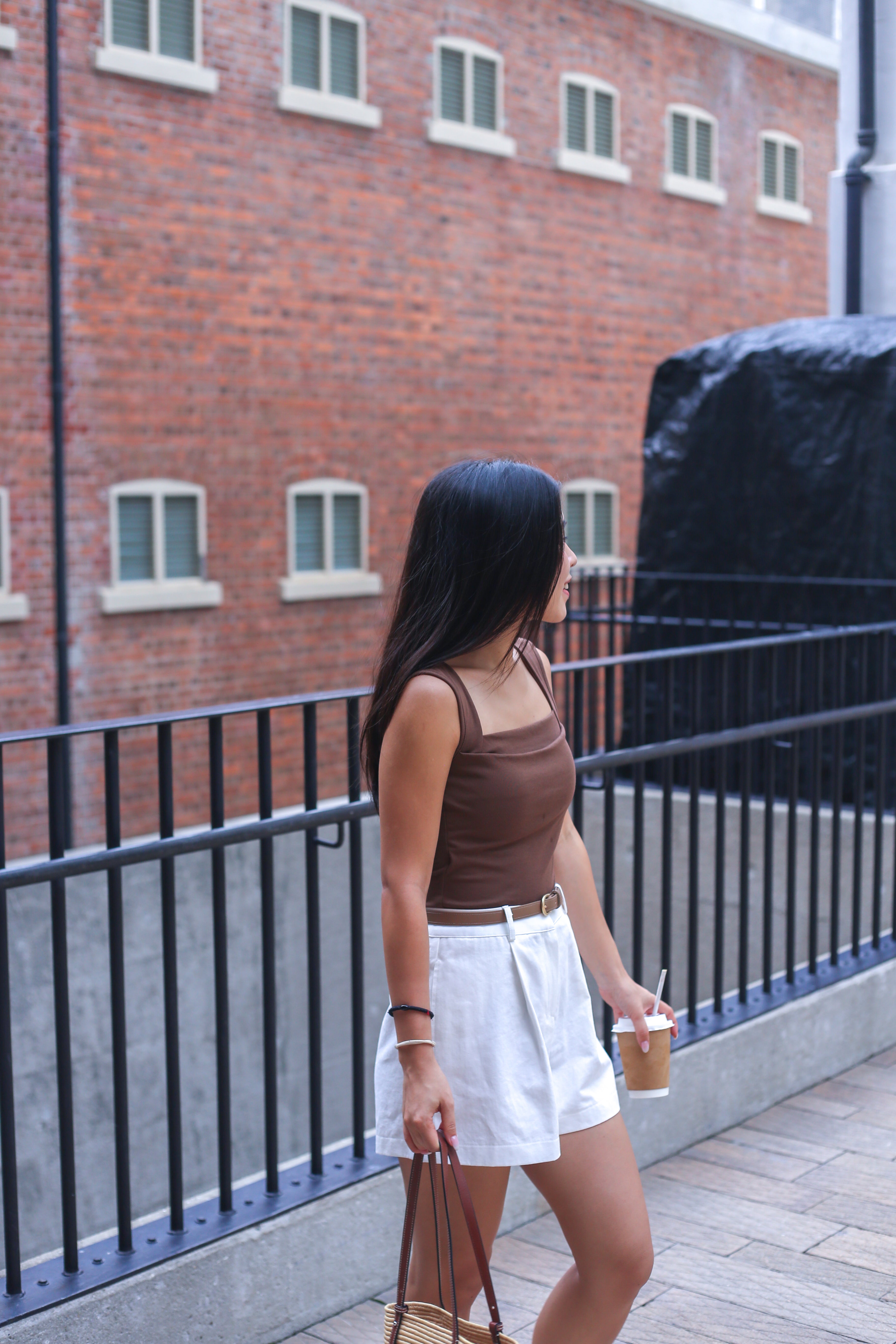 【✔️PAD｜方領皺褶設計】Ruched Bust Squared Neck Padded Bra Top