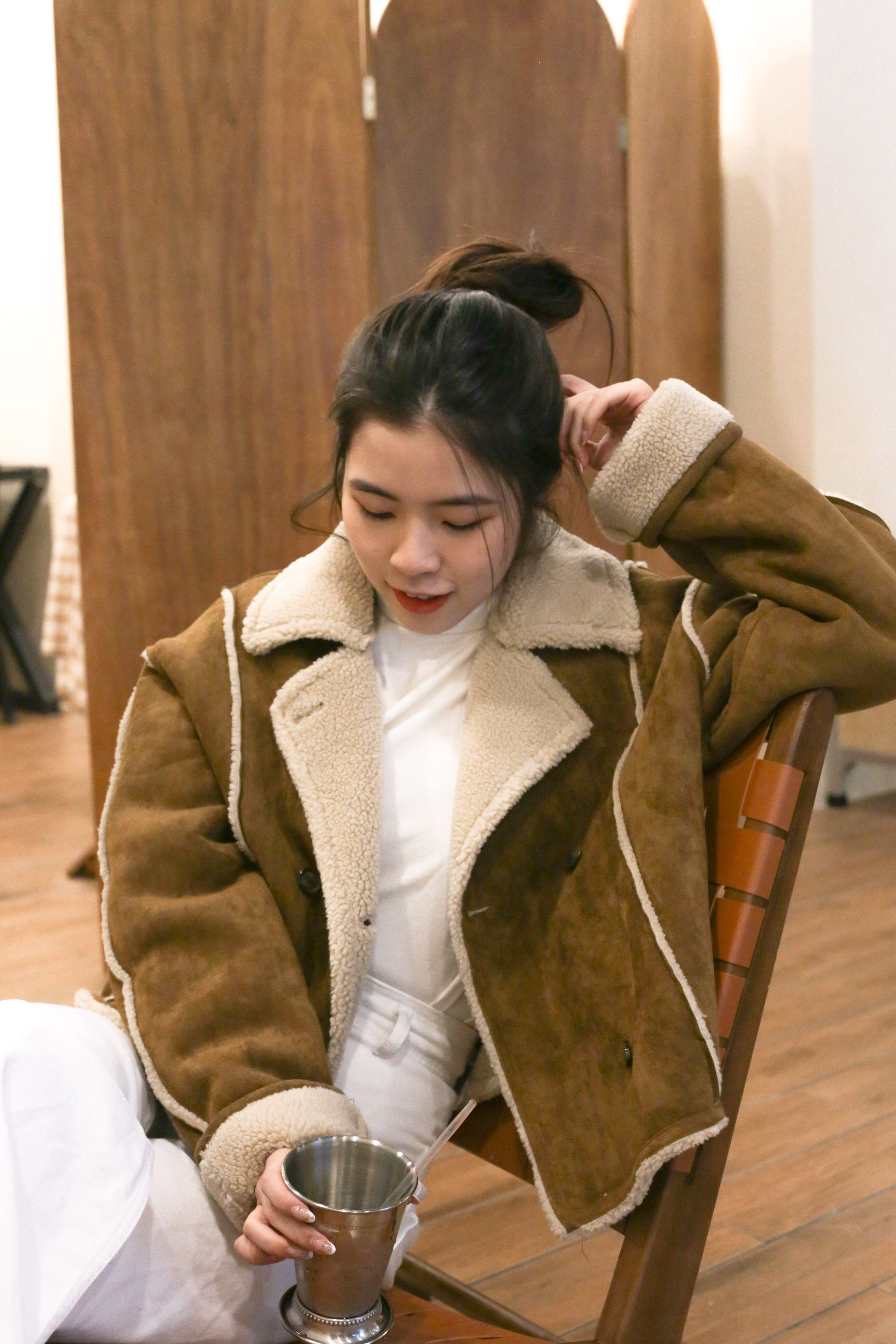 【復古美拉德配色🤎】Millard Fluffy Jacket