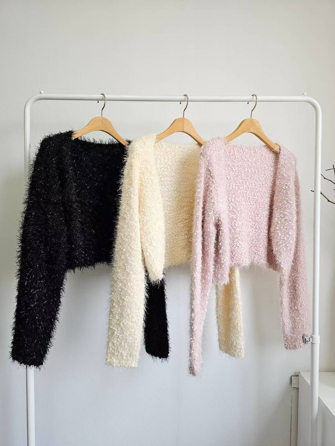 【初秋必備針織粒粒外套】Elene Solid Textured Cardigan
