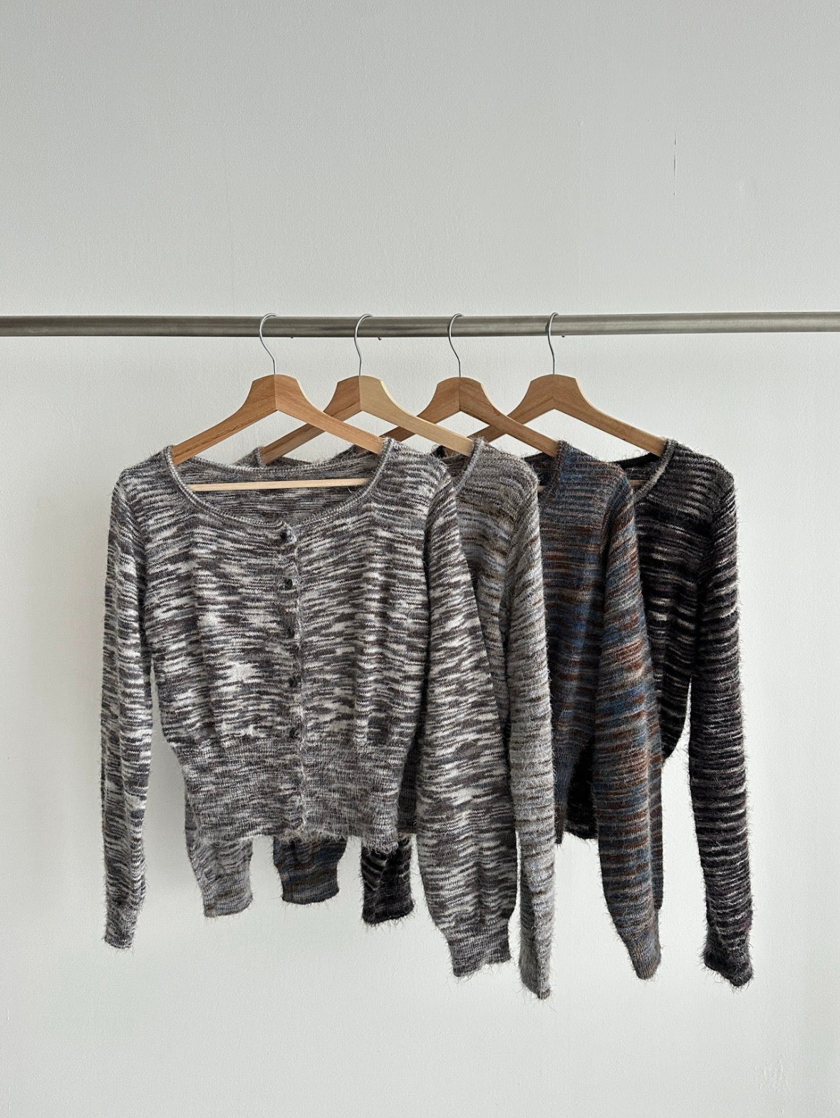 【海馬毛毛V領冷衫】Fluffy V Neck Cardigan