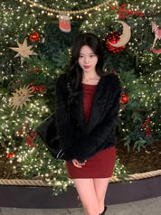 【節日感Party Dress🎊】2 Way Off Shoulder Dress