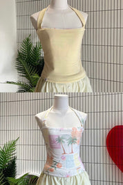 【🇻🇳越南連線】Frenchy Doubled Side Halter Crop Top