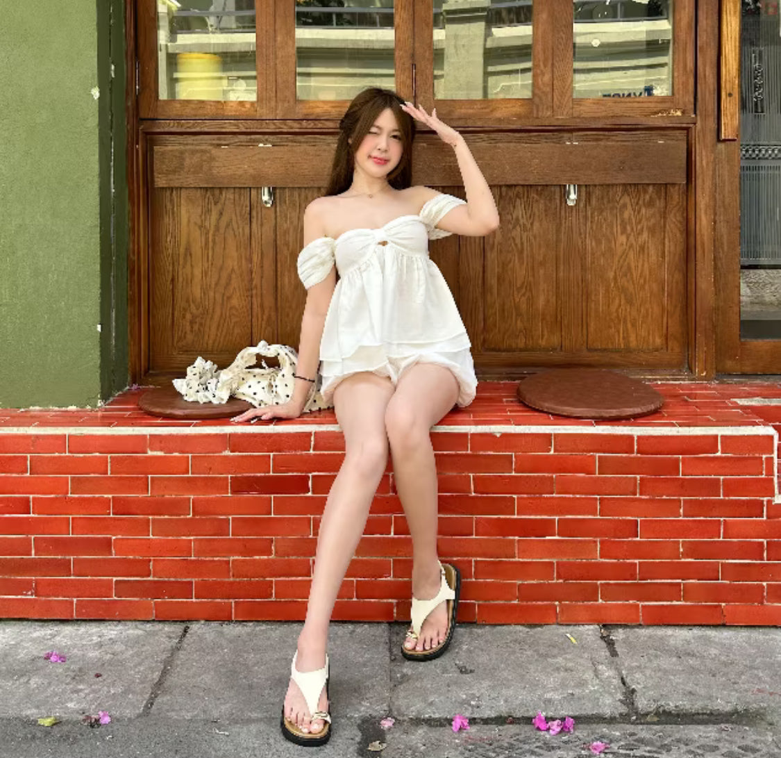 Angel Wings Off-Shoulder Top