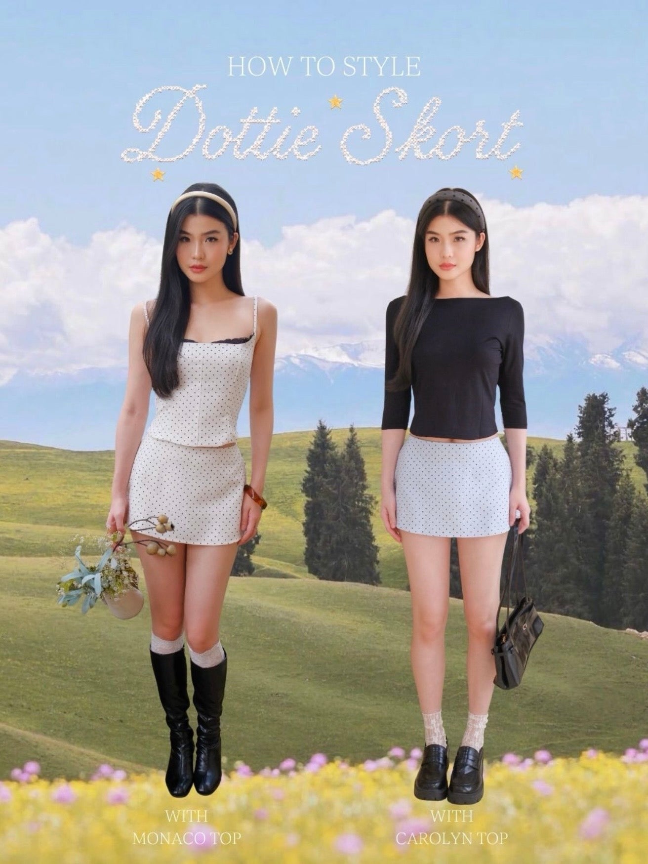 Dottie Micro Skort - 2 colours