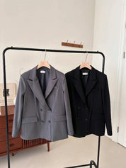 【可分開入手！】Oversized Pocket Solid Blazer Set