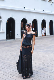 【法式復古!!氣質Lace魚尾裙】Lace Mermaid Maxi Dress