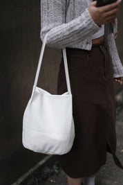 【衣櫃必備系列✨】Basic Leather Solid Tote Bag