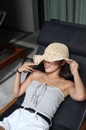 【一衣两穿~平價解鎖高級感】Striped 2 Way Tube Top