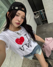 【春夏必備！】I Love Wave T Shirt
